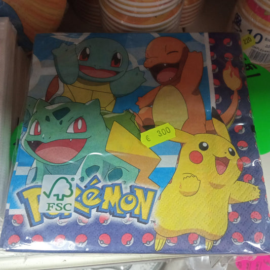 Tovaglioli Festa Pokemon